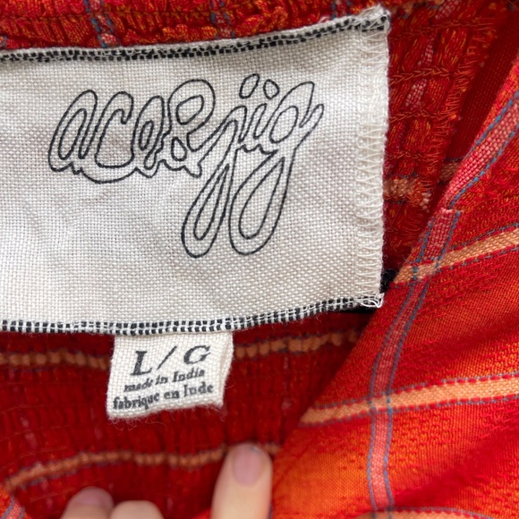 Ace & Jig Cecilia dress in Cayenne - Picture 4 of 7